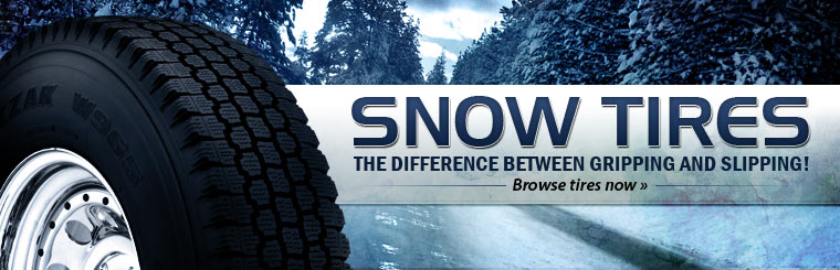Click here to check out snow tires for your vehicle. 